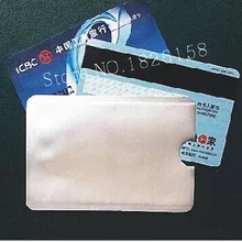 15 шт. против сканирования RFID блокирующий рукав для безопасности кредитных карточек ваш идентификационный ATM Бесконтактный IC чехол для удостоверения личности блокатор