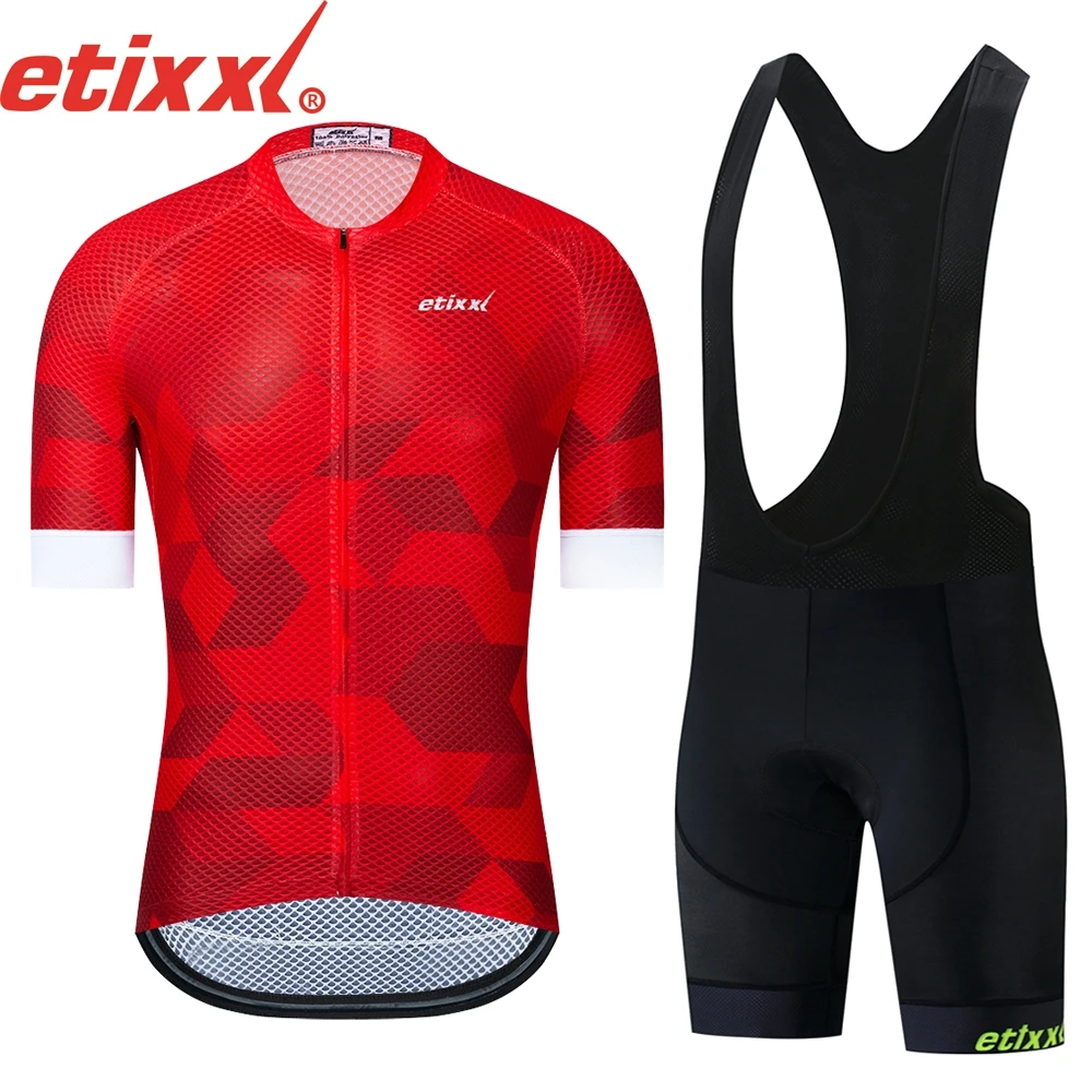 

ETIIXXL 2019 Summer Cycling Jersey Set PRO TEAM AERO Clothing MTB Bicycle Clothes Wear Maillot Ropa Ciclismo Men Cycling Set