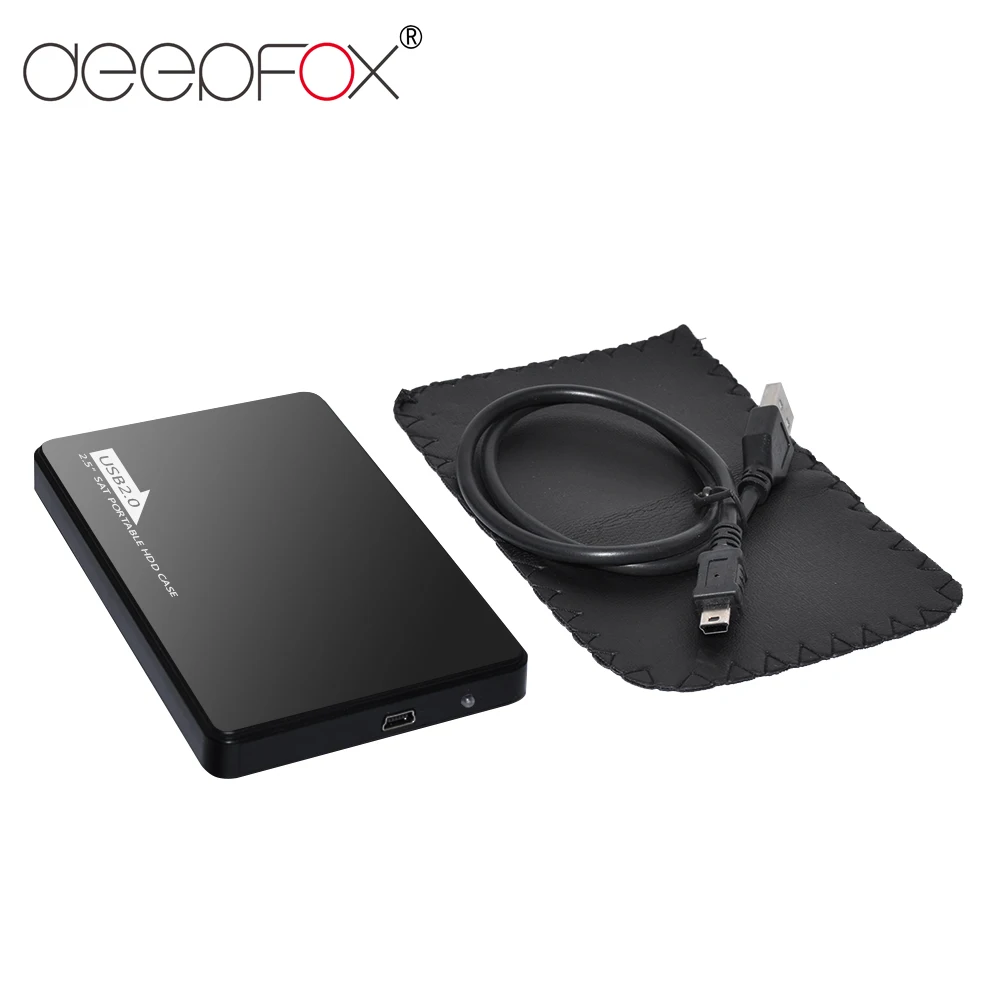 DeepFox USB 2 0 HDD Caddy корпус 5 дюймов SATA SSD Мобильный чехол s для ноутбука|Корпус жесткого