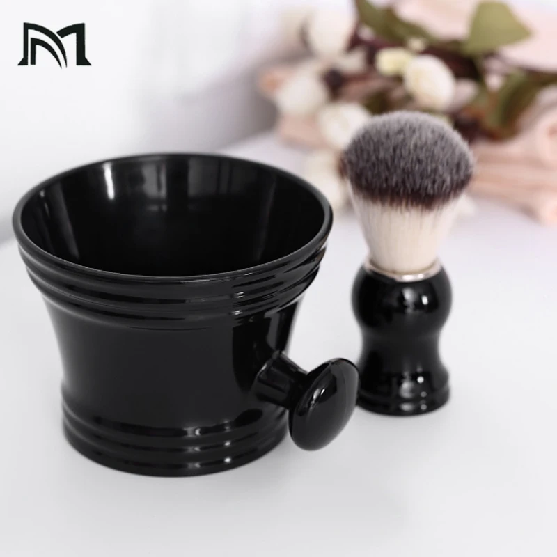 

Man Shaving Mug Bowl with Handle Soap Mug Bowl Cup for Shave Brush Plastic Male Face Cleaning Mug Cup Tools for Razor Brush C13