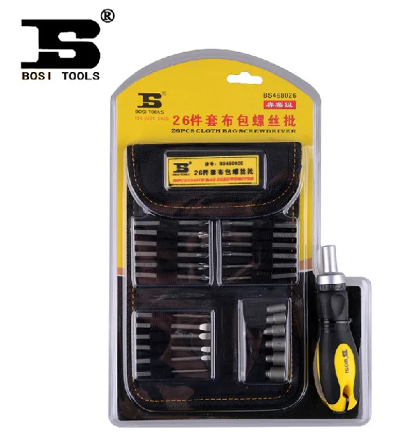

free shipping BOSI 26PCS screwdriver set