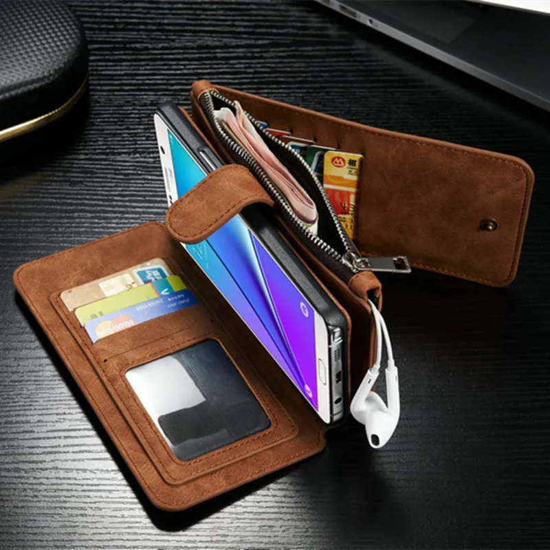 Leather Cases for Samsung Galaxy S9 S8 Plus S7 S6 Edge