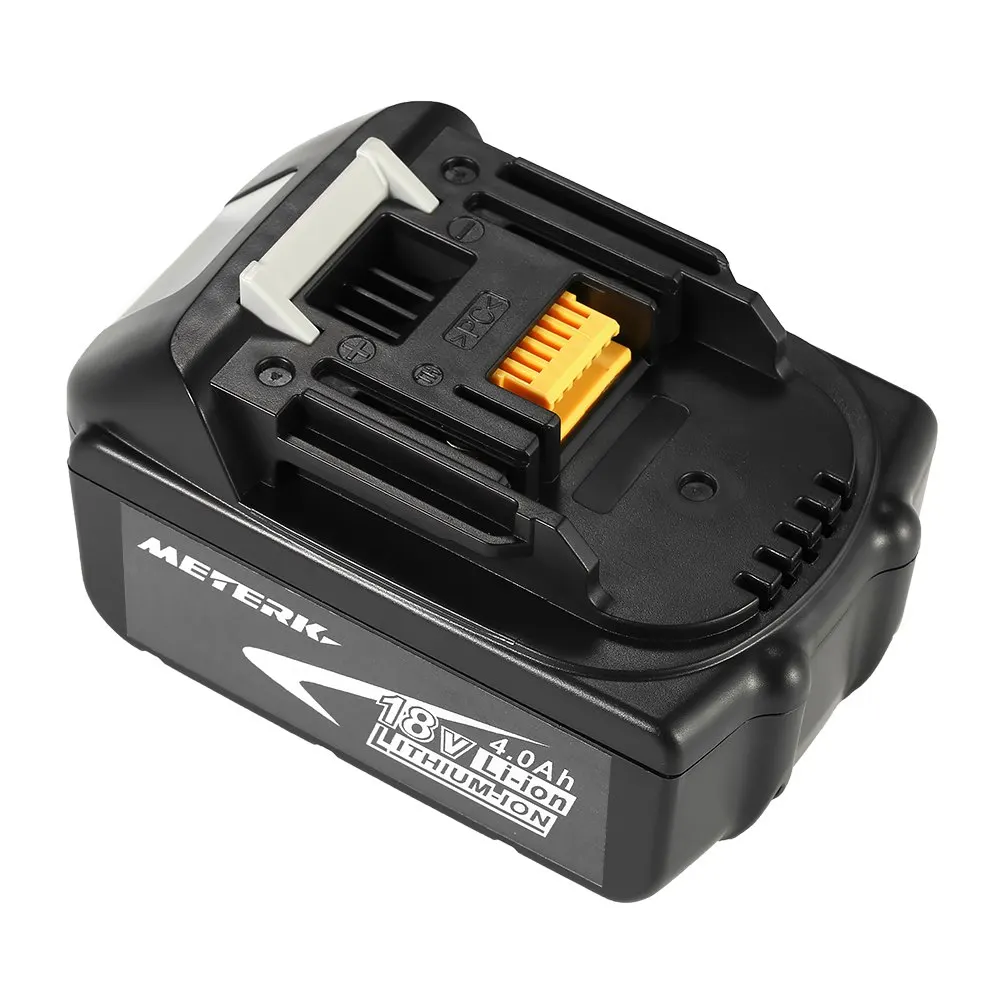 4Ah Meterk BL1850 18 V 4.0Ah/5.0Ah электроинструменты высокомощный Аккумулятор Перезаряжаемый литиевый Сменный аккумулятор для MAKITA - Цвет: 4Ah