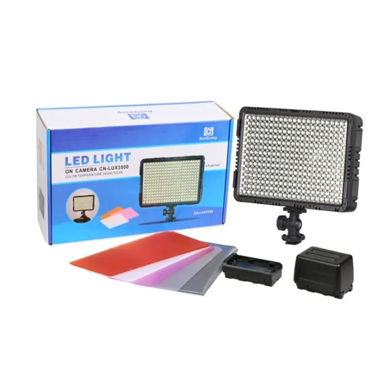 

NanGuang CN-LUX3500 100V-240V 3200K/5600K LED Video Light Lamp For Canon Nikon Sony Camera DV Camcorder