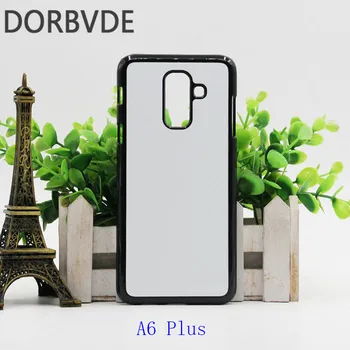 

2D Sublimation Case For Samsung A6 A6 Plus Hard Plastic Back Cover With Blank Metal Insert Heat Transfer DIY Funda 20pcs