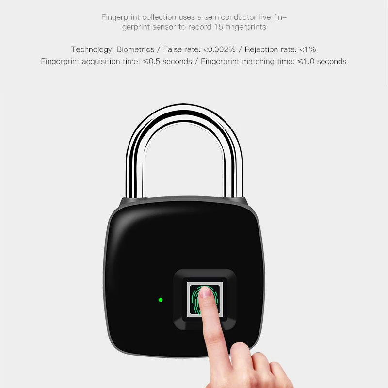 KPIOCCOK P3 + Bluetooth умный замок работающий по отпечатку пальца водонепроницаемый