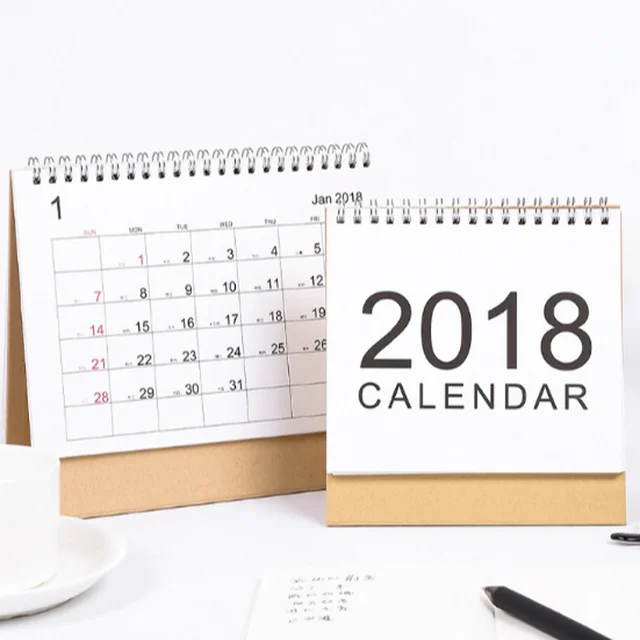 calendarios en blanco