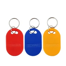 50 шт RFID 125 KHz теги TK4100 EM4100 бесконтактный брелок бирки с RFID карты для доступа Управление рабочего времени 51x33x5,9 мм