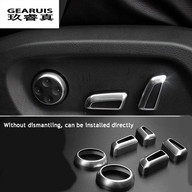 car seat adjustment buttons dedicated buttons decorative sequins for audi A3 hatchback sedan A4