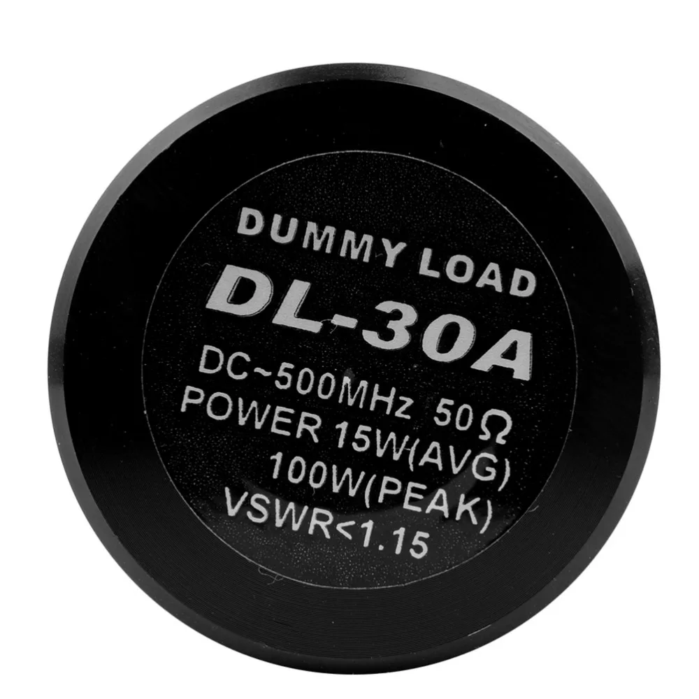 For Walkie Talkie PL259-M Connector Harvest DL-30A 0-500MHz 15Watt Dummy Load for CB Two-way Radio for NISSEI RS-40 RS-50 RX-503 (2)