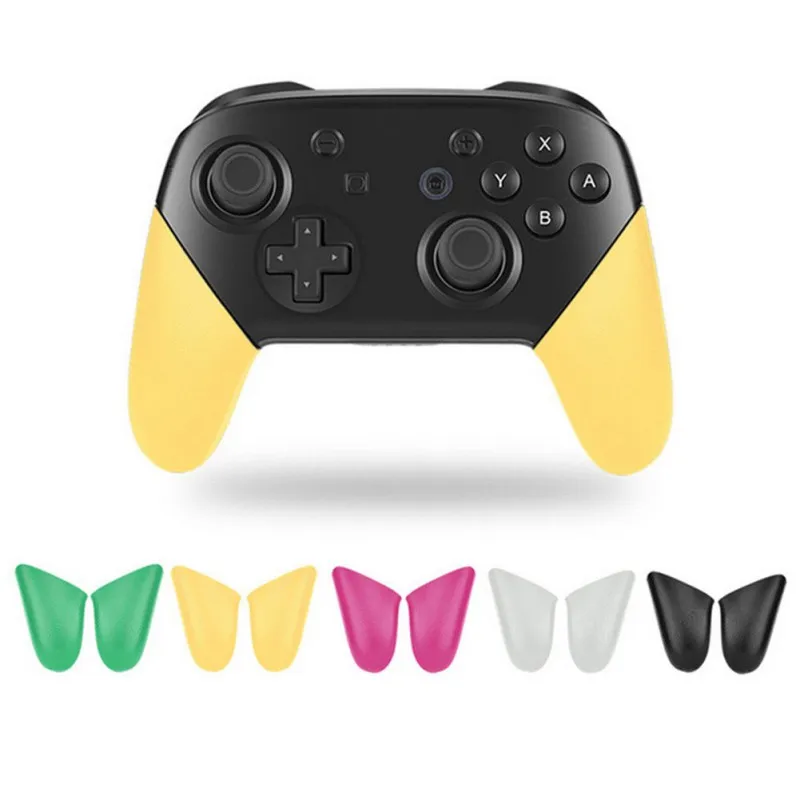 

2 pcs Non-slip Handle Holder Gamepad Grip Elite Handle Texture Design For Switch Pro Controller