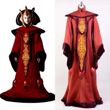 

Star Cosplay Costume Episode I - The Phantom Menace Padme Amidala Cosplay Costume full set for Halloween Party