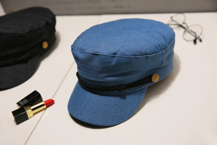 Женские хлопковые льняные армейские кепки на пуговицах, осенне-зимние женские девичьи модные уличные горры, восьмиугольная шапка, береты, черная шапка