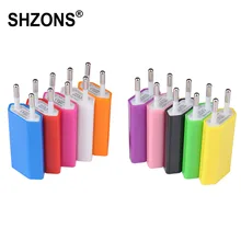 Hot Sale EU Plug USB Wall Charger Travel Home AC Wall Charger Adapter for iPhone 5s 6s 7 Plus for Samsung S5 S6 S7 Phone Charger