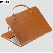 Jacodel PU Laptop Cover Laptop Cases for Macbook Air 11 12 13 Pro 13 15 Case for Apple Macbook Cover Bag A1465,a1534,A1466,A1502
