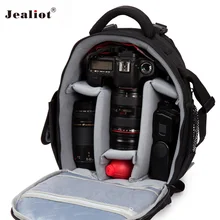 Jealiot Camera Bag Backpack tripod dslr SLR laptop Waterproof Video Photo Bags digital lens case for Canon Nikon d3200 d3100