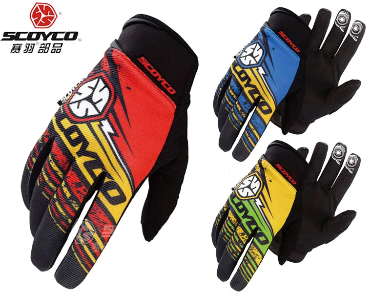 

2016 New SCOYCO Motocross glove Athletic motorcycle gloves professional game skid racing equipment MX51 3 colors 3 size