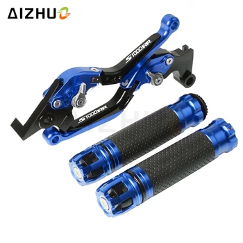 

Motorcycle Brake Clutch Lever Extendable+Hand Grips Handlebar For BMW S1000RR S1000 RR S 1000RR S 1000 RR 2010-2014 2011 12 2013