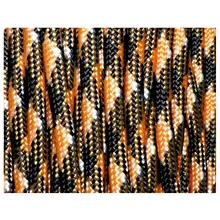 550 Паракорд 7 внутренних нитей мил спец Тип III бушкрафт веревка для выживания, 100 футов черный оранжевый(#47