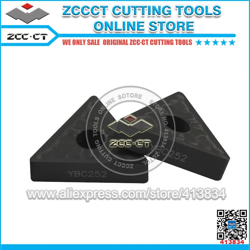 ZCC carbide inserts TNMG220408 PM YBC252 zcc.ct cutting tool inserts