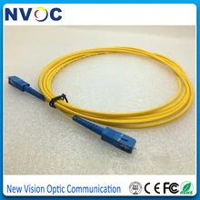 50 шт./пакет оптический патч-корд 3 м одиночный режим симплексный G652D волоконно-оптический патч-корд SC/UPC-SC/оптический патч-корд 3 м 3,0 мм куртка ПВХ FTTH волоконно-оптический соединительный