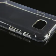 100 шт./лот прозрачные гладкий Чехол из силикона и ТПУ с принтом для samsung Galaxy S7 активный G891