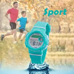 Для мальчиков и девочек Multi-function светящийся будильник детские часы студенческие водостойкие спортивные студенческие часы модные