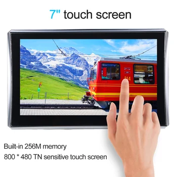 

7-inch ROM256M RAM8G Car Navigation Portable Navigator Touchscreen Voice Announcement Built-in Australia Maps Accessories