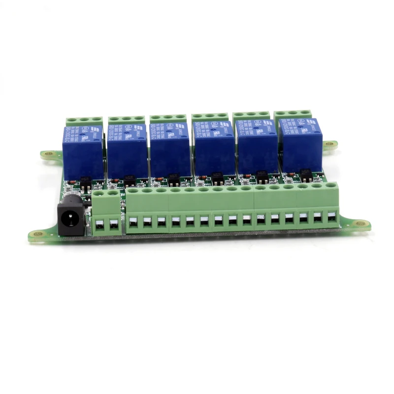 6 релейный модуль CH MODBUS RTU RS485 сетевая плата расширения 8 канальный вход TTL|6 relay
