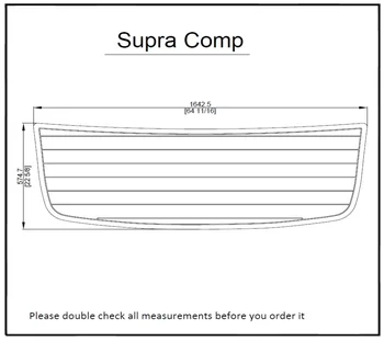 

Supra Comp Swim Platform Pad 6mm Boat EVA Teak Decking 1/4" 6mm