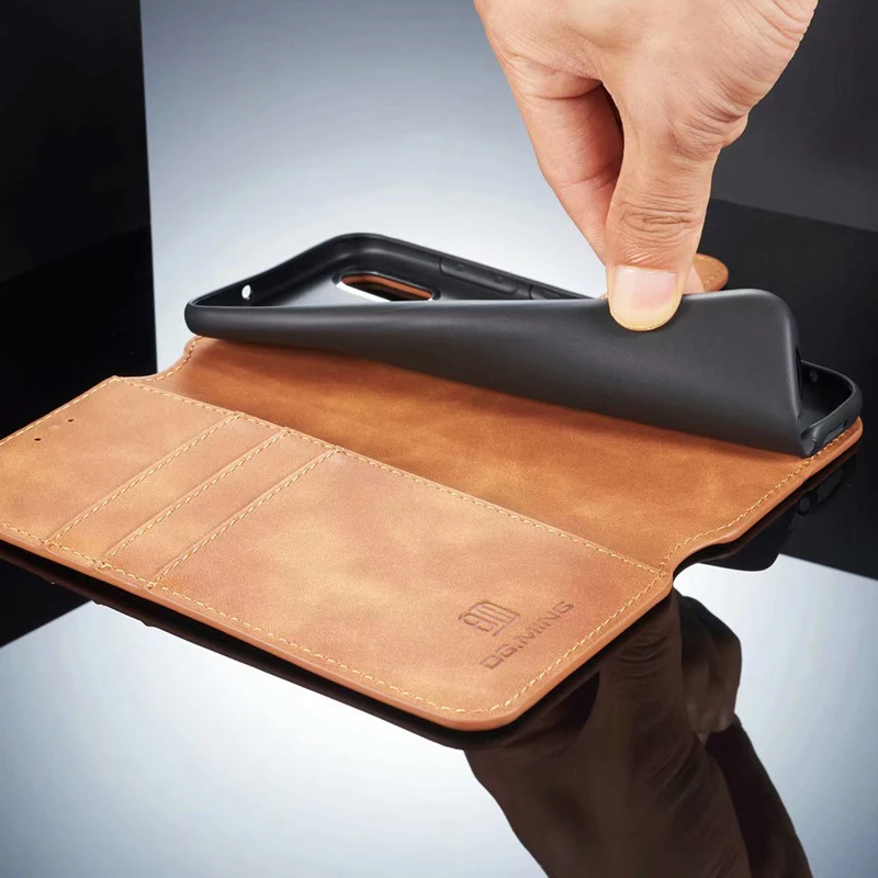 Кожаный чехол книжка в стиле ретро для Xiaomi Mi 8 Redmi Note 6 Pro 6A кошелек деловой XiaoMi Mi8 Note6