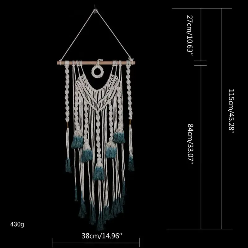 Тканые гобелены Macrame, богемная изысканность ручной работы, богемные художественные квартиры с кисточками, украшения для дома