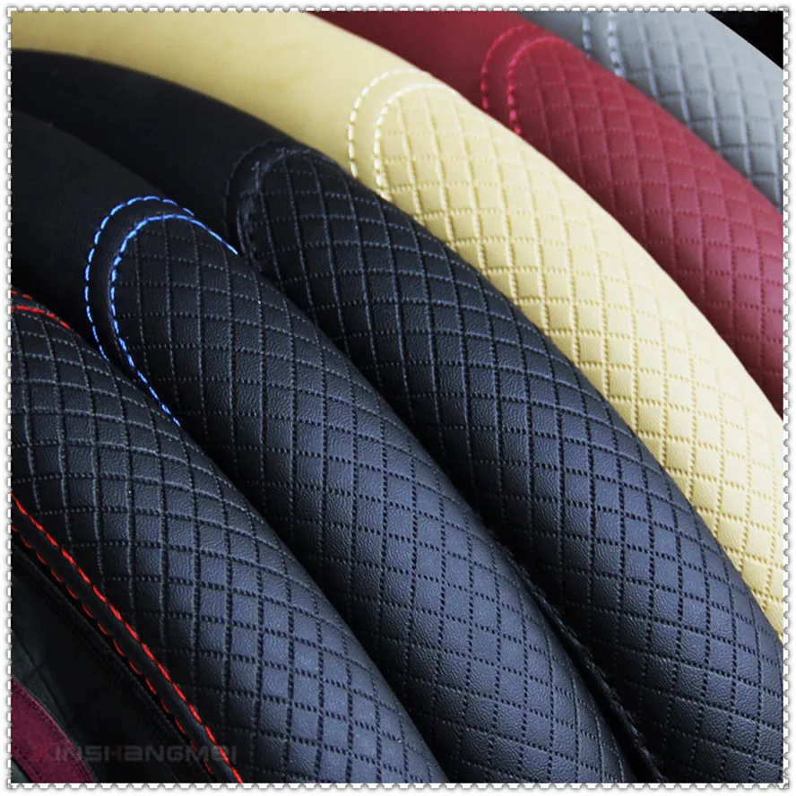 

auto Car Steering wheel Cover for Mercedes Benz W203 W210 W211 W204 A C E S CLS CLK CLA GLK ML SLK Smart W220 F700