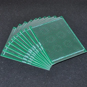 

5PCS Prototype Solderless PCB Board Protoboard Tinned Universal Breadboard Prototyping FR4 PCB Double-Sided 7X9cm 70x90mm FR4