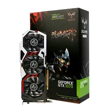 COLORFUL GPU iGame GTX 1070 Ymir U-8GD5 TOP Graphic Card GDDR5 PCI-E X16 3.0 Video Graphics Card DVI+HDMI+3DP Port for 1070 TOP