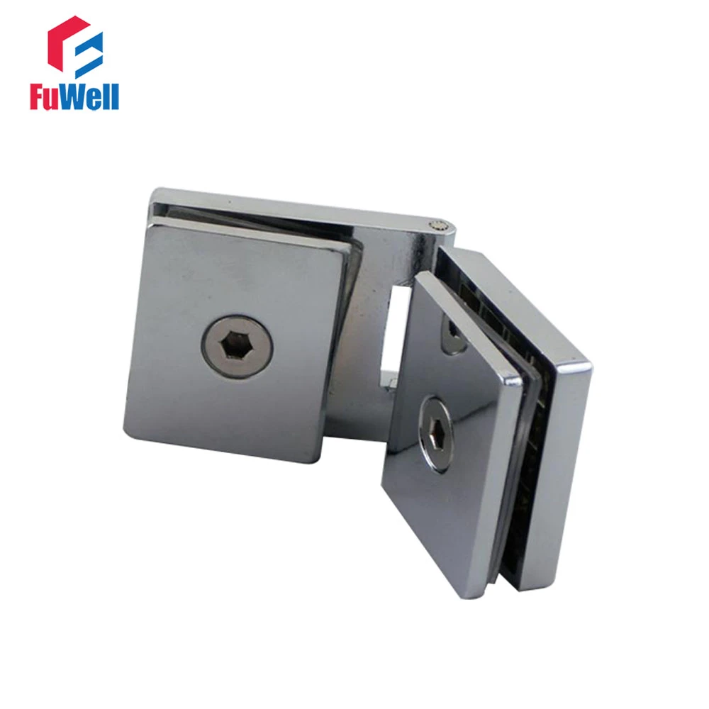 2 Pieces QIAO Frameless Glass Door Hinge Stainless Steel Glass Door Pivot Hinge Glass clamp 2 Pieces QIAO Frameless Glass Door Hinge Stainless Steel Glass Door Pivot Hinge Glass clamp