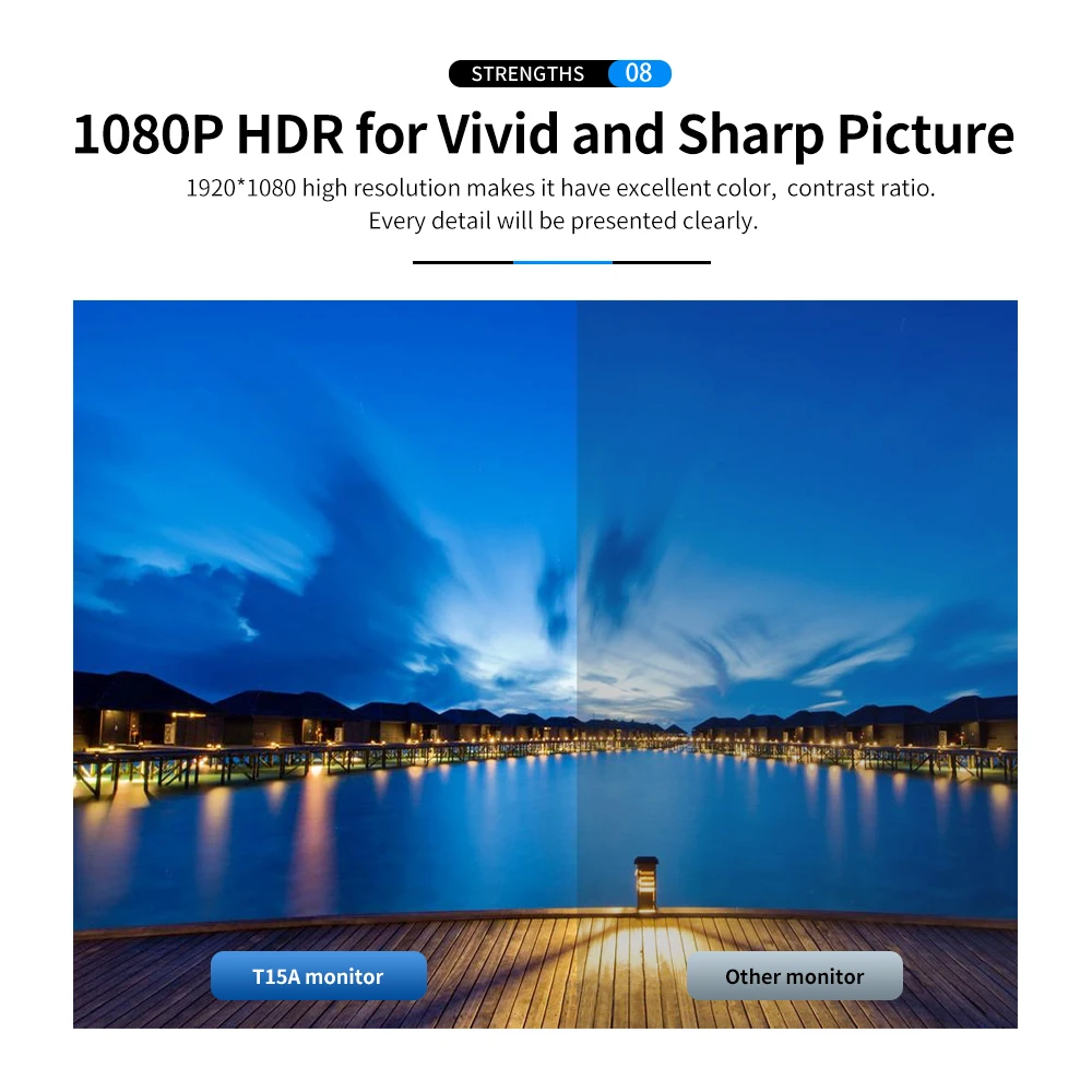 T-bao портативный монитор 1920x1080 HD ips 15,6-дюймовый дисплей сенсорный экран монитор 8000 мАч аккумуляторная батарея с кожаным чехлом