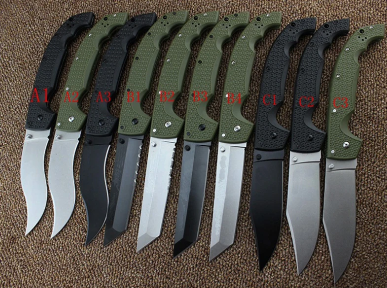 

Adventure folding knives 8CR13MOV blade 58HCR G10 handle Tactical pocket outdoor camping useful survival knife DEC handl tools