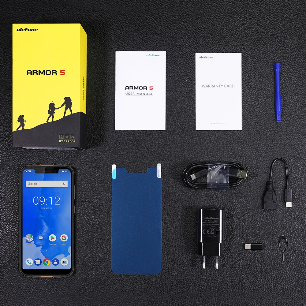 Ulefone ARMOR 5 IP68 Waterproof Wireless Charge SmartPhone 5.85