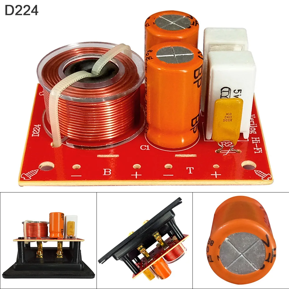 80W Speaker 2 Way Audio Frequency Divider Loudspeaker 2 Unit Crossover Filters for Speakers
80W Speaker 2 Way Audio Frequency Divider Loudspeaker 2 Unit Crossover Filters for Speakers