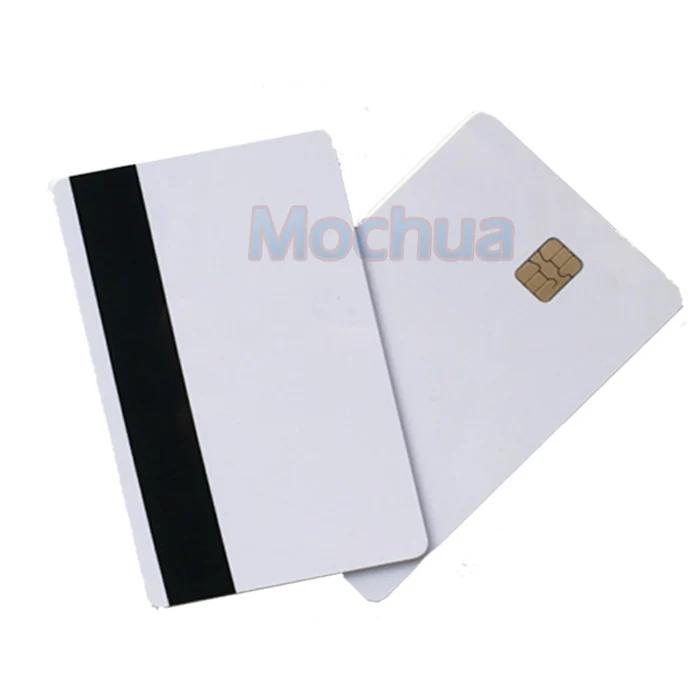 Смарт карта Contact SLE4442 Chip ISO7816 PVC Smart IC Card с 2750oE Hi Co Mag stripe 10 шт.|chip smart card|chip cardchip ic |