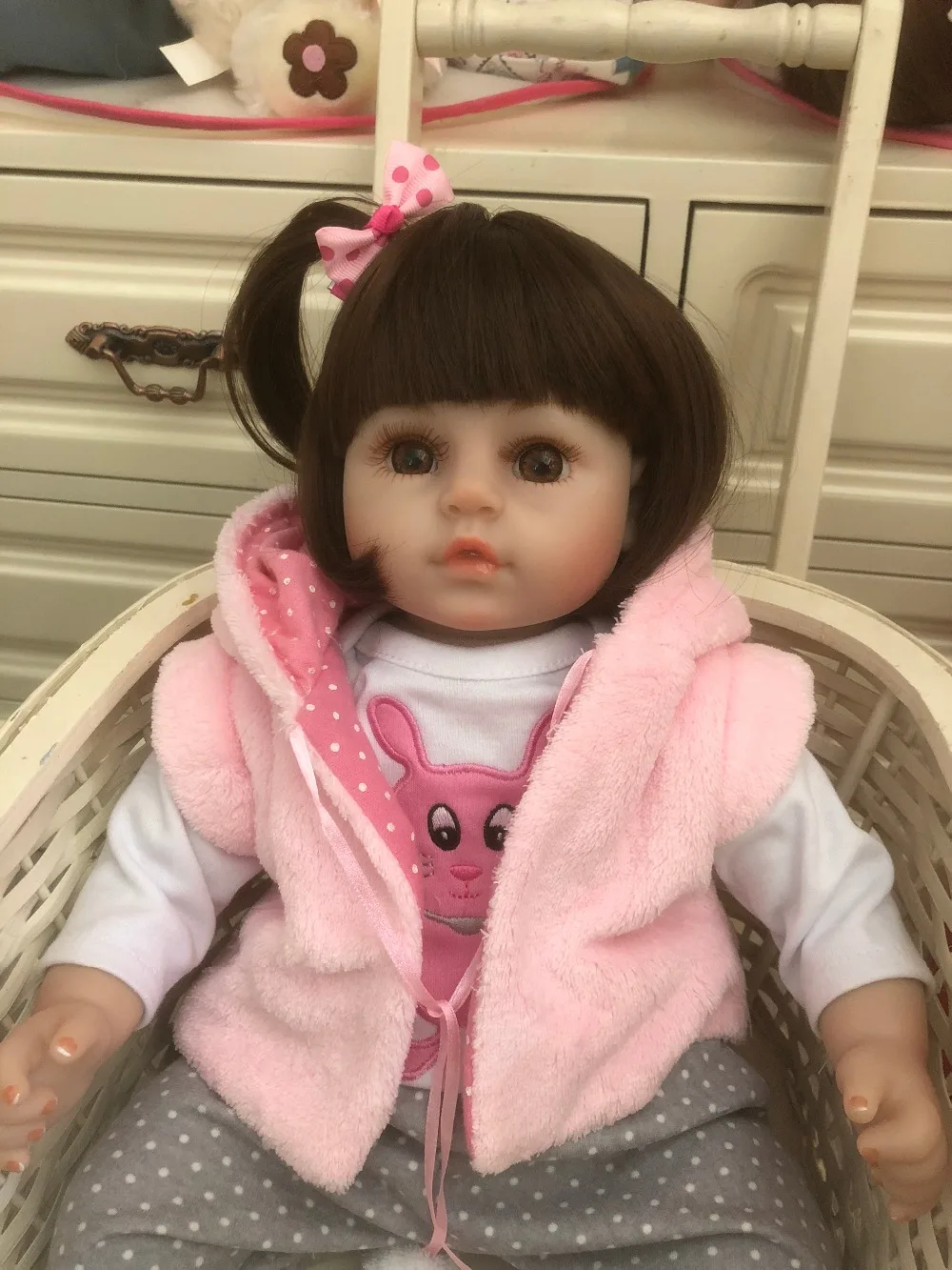 48 см bebe Кукла reborn baby doll ручной работы, силиконовая прелестная Кукла reborn для малышей, Bonecas, для девочек, для детей, menina de, силиконовая кукла surprice
