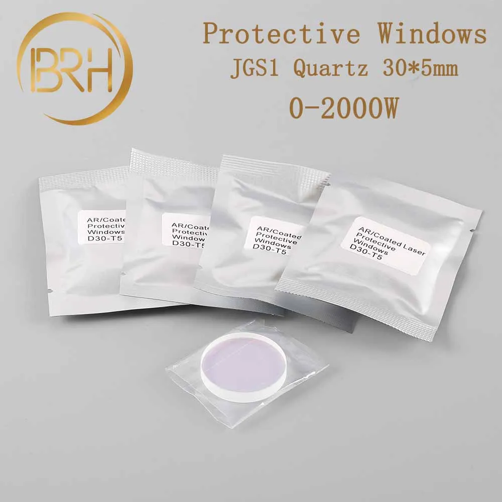 

BRH Precitec WSX Protective Lens/Windows JGS1 30*5mm 1064nm For P0795-1201-00001 Precitec Rofin Fiber Laser Cutting Machines