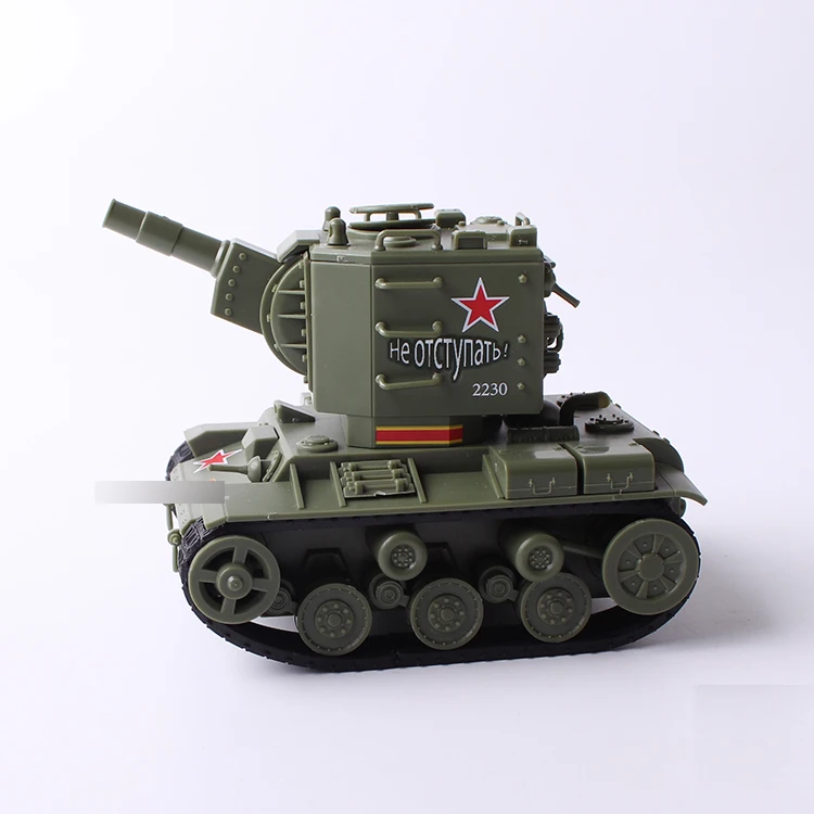 Советские kv-2-танки heavu, модель, WWT-004, герои мировой войны, Мультяшные каваи мини КИТ, игрушка-корабль, без клея