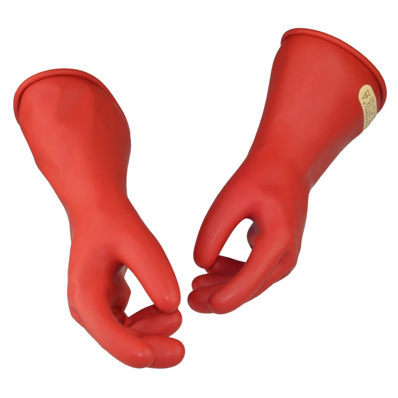 Free shipping 31cm length 2.5KV insulated latex working gloves using for transmission line /pole line & electric power industry Free shipping 31cm length 2.5KV insulated latex working gloves using for transmission line /pole line & electric power industry