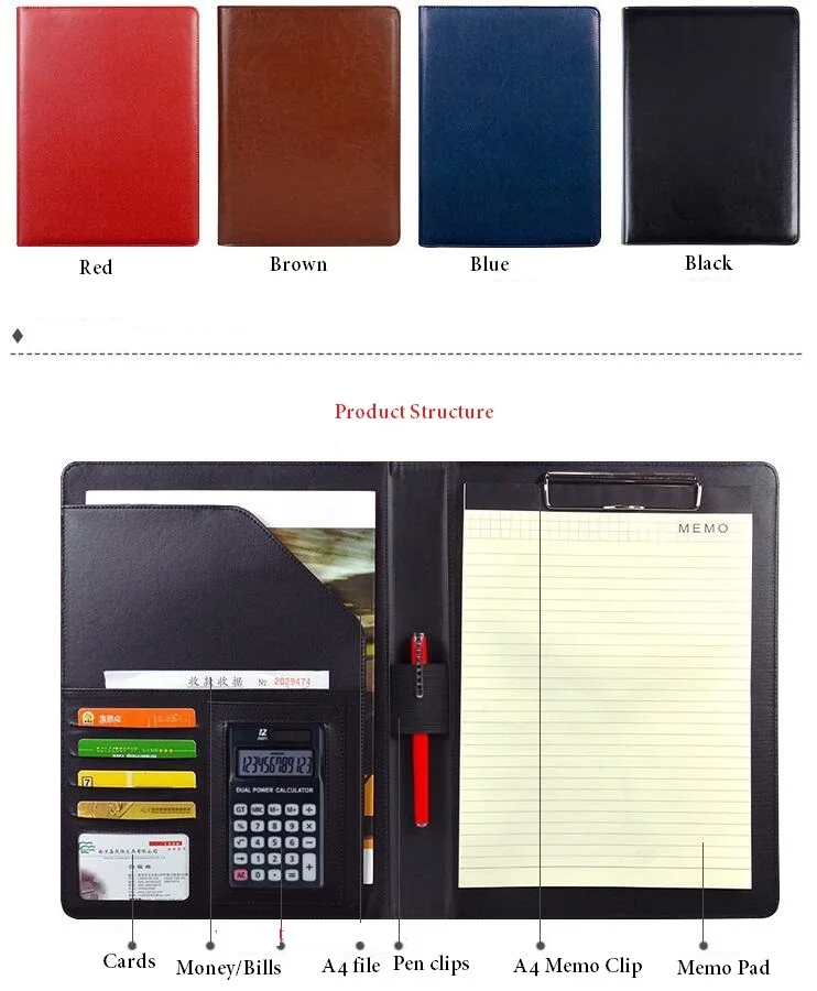 Bloco de notas multifunction do organizador do