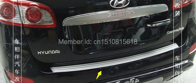 2010-2012 для hyundai Santa Fe ix45 задний багажник накладки для порогов автомобиля бампер протектор