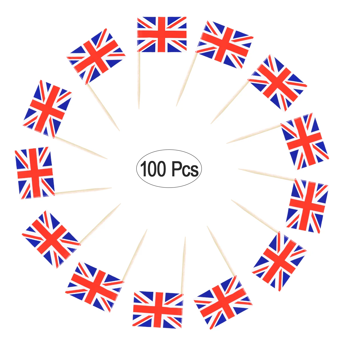 Toothpick Flag 100pcs UK England Northern Ireland Scotland Wales Ukraine Banner