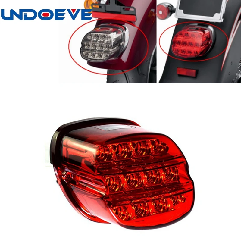 Motorcycle Tail Light LED integrated Turn Signals Motorcycles Fatboy