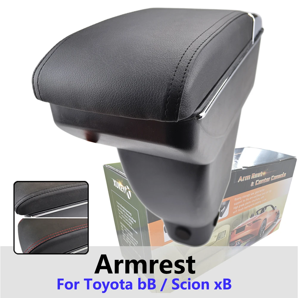 

Xukey Central Armrest For Toyota bB Scion xB Console Center Black Storage Car Styling Box Ashtray